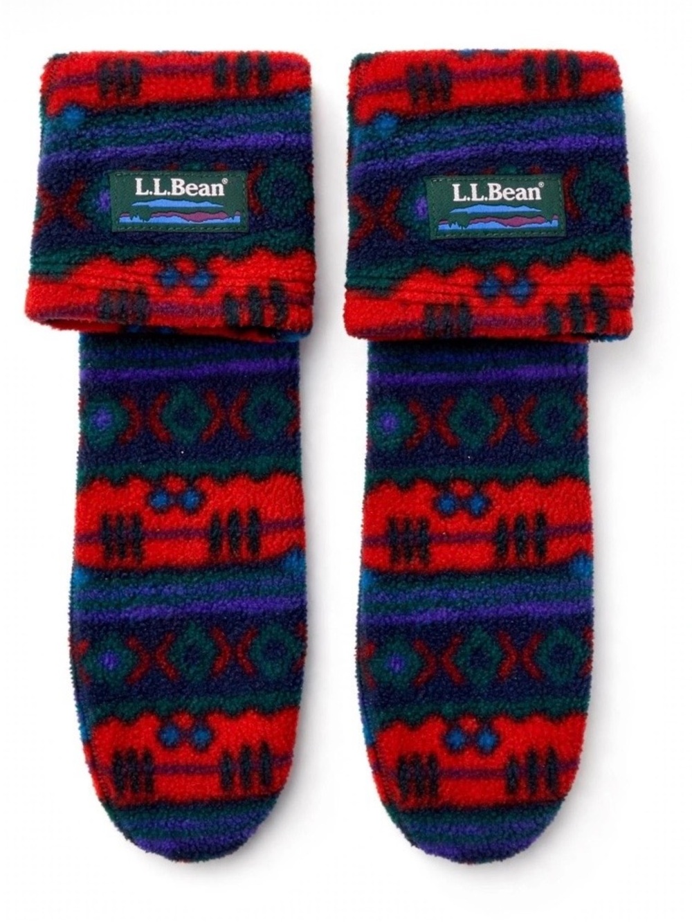 Vintage 90s L.L.Bean Fleece Socks - Aztec
Tribal